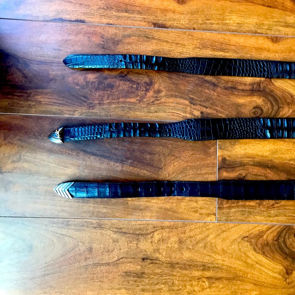 Aligator man belts